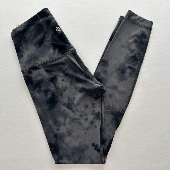 Lululemon Align High Rise Legging Size 4 28" Diamond Dye Pitch Graphite Grey - Picture 2 of 6